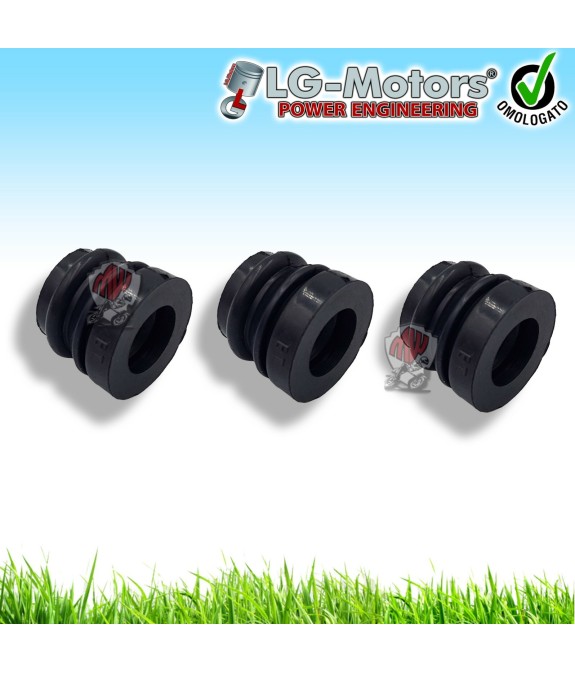 KIT 3 SILENT BLOCK BOCCOLA ANTIVIBRANTE MOTOSEGA DA 25 CC 2500 CINESE POTATURA