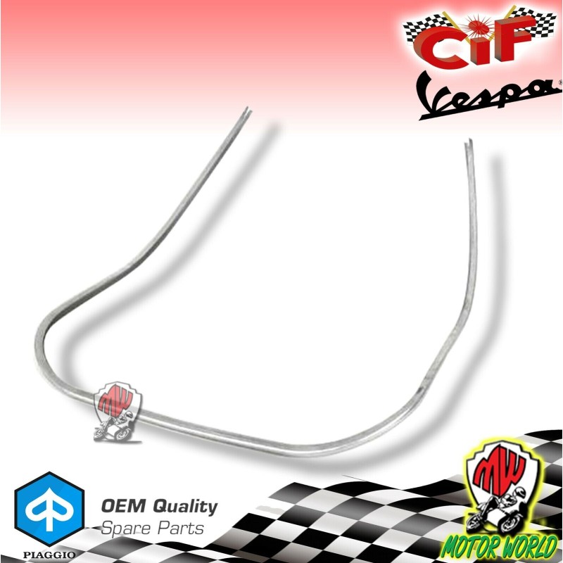 10173-OR rif.piaggio 149943 BORDO SCUDO IN ALLUMINIO VESPA PX 125 150 200