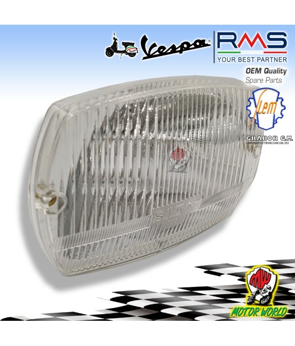 FANALE - FARO ( LUCE ) ANTERIORE COMPLETO PER PIAGGIO VESPA 50 SPECIAL . NUOVO