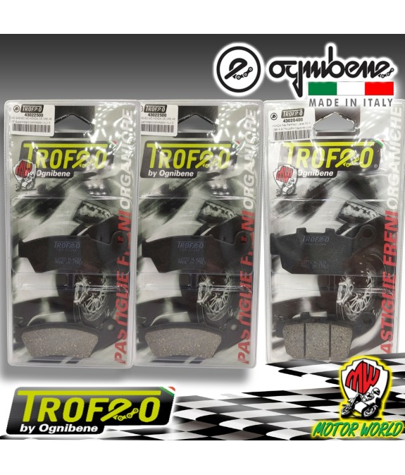 3 C PASTIGLIE FRENO HONDA XRV AFRICA TWIN 750 1993 - 2002 ANTERIORI POSTERIORI