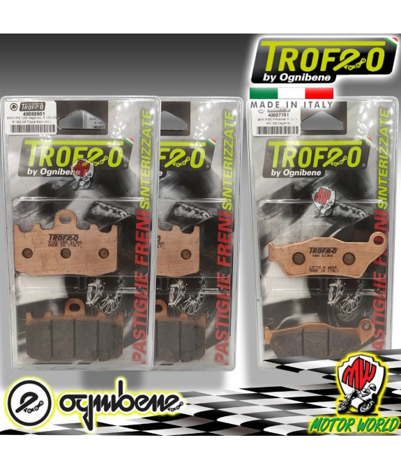 PASTIGLIE FRENO ANT.+ POST TROFEO SINTERIZZATE BMW R 1200 GS 2004 2005 2006 2007