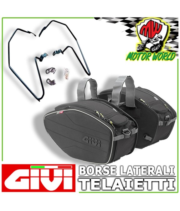 GIVI BORSE LATERALI EA101B + TELAIO T219 FISSAGGIO HONDA HORNET 600 ABS 2010