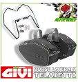 GIVI BORSE LATERALI EA101B + TELAIO T219 FISSAGGIO HONDA HORNET 600 ABS 2010