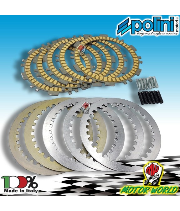 SERIE DISCHI FRIZIONE POLINI YAMAHA T-MAX 500 2008 2009 2010 2011 TMAX 230.0019