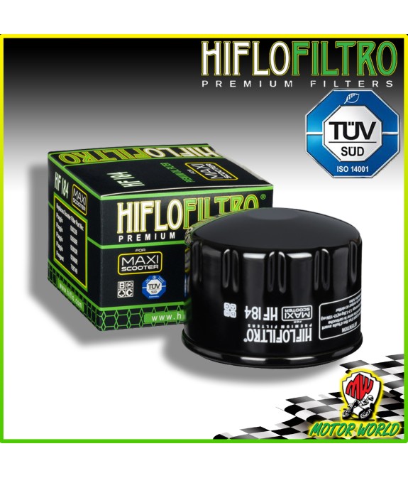 HF184 FILTRO OLIO ORIGINALE HIFLO Piaggio 400 AD CABRIO 2009 2010 2011