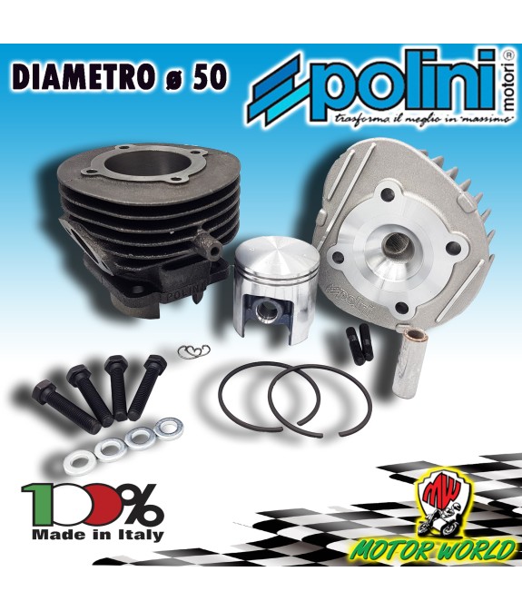 KIT CILINDRO POLINI 85cc VESPA 50 PK XL D.50 CORSA 43mm
