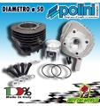KIT CILINDRO POLINI 85cc VESPA 50 PK XL D.50 CORSA 43mm