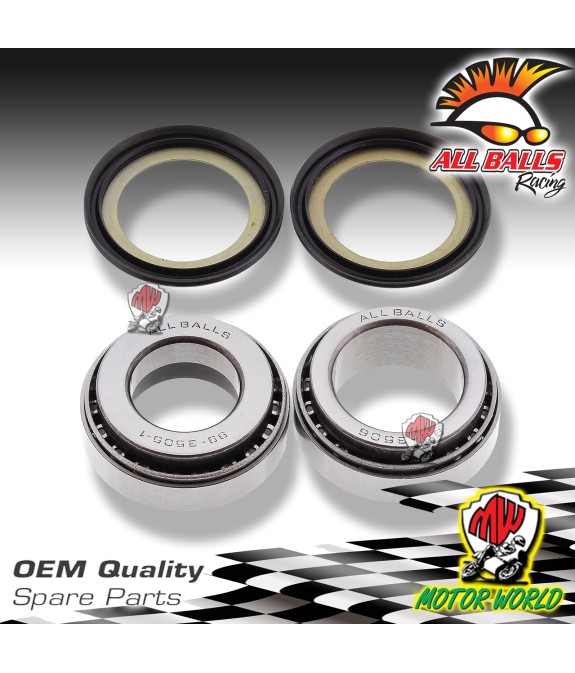 22-1015 KIT CUSCINETTI DI STERZO ALL BALLS Yamaha XV 920 Virago 1981 1982 1983