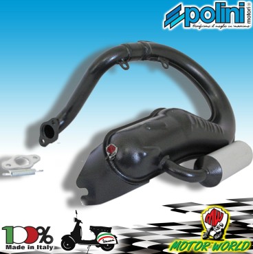 MARMITTA POLINI X MOTORI 125 130 CC VESPA 125 PRIMAVERA / 125 ET3 200.2025/S