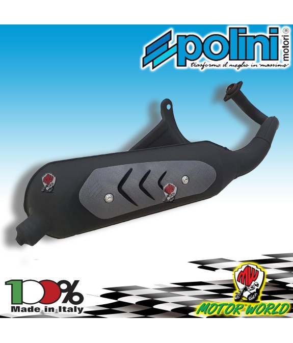 MARMITTA POLINI OMOLOGATA ORIGINAL PIAGGIO ZIP 50 SP H2O LIQUIDO