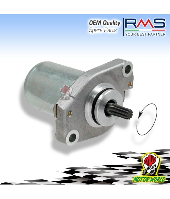 MOTORINO AVVIAMENTO RMS PER YAMAHA YQ AEROX 50 2007 2008 2009 2010 2011 2012