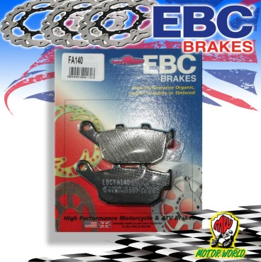PASTIGLIE FRENO POSTERIORE EBC FA140 TRIUMPH TIGER XC X ABS 800 2015