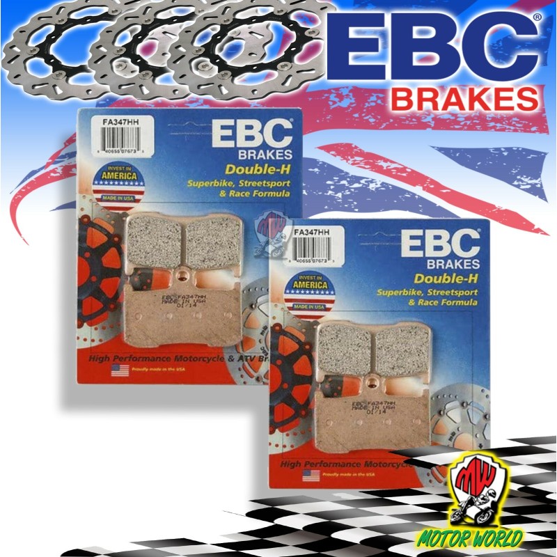 PASTIGLIE FRENO ANTERIORE SINTER EBC FA347HH TRIUMPH TIGER 1050 2010 2011