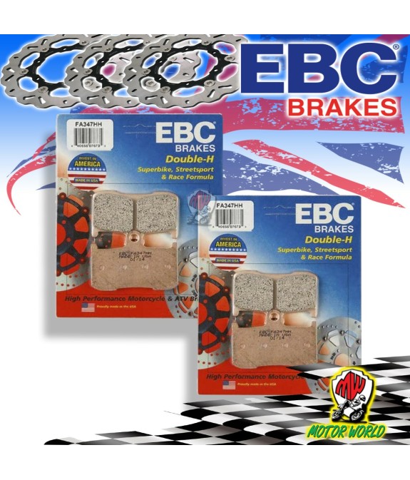 PASTIGLIE FRENO ANTERIORE SINTER EBC FA347HH TRIUMPH TIGER 1050 2010 2011