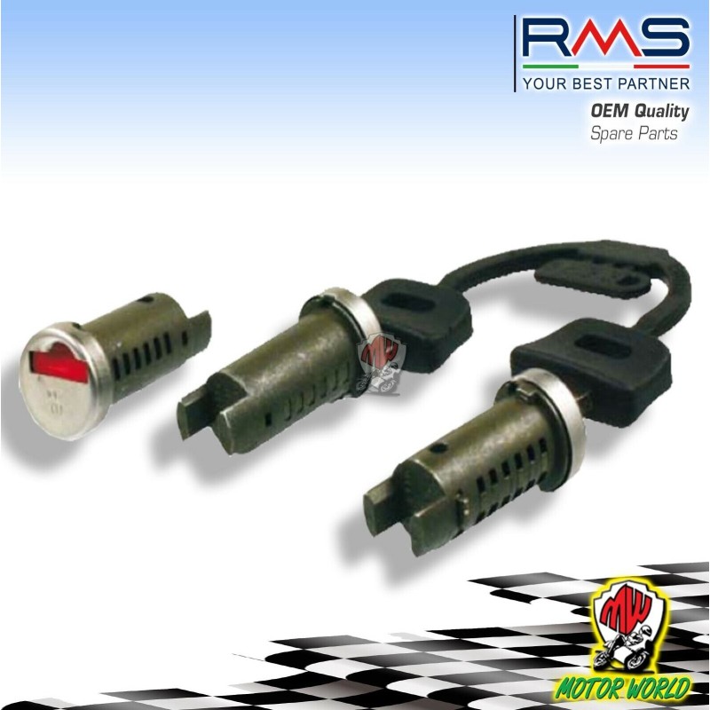 Gruppo cilindretti serratura zadi PIAGGIO ZIP 50 1992 - 1993