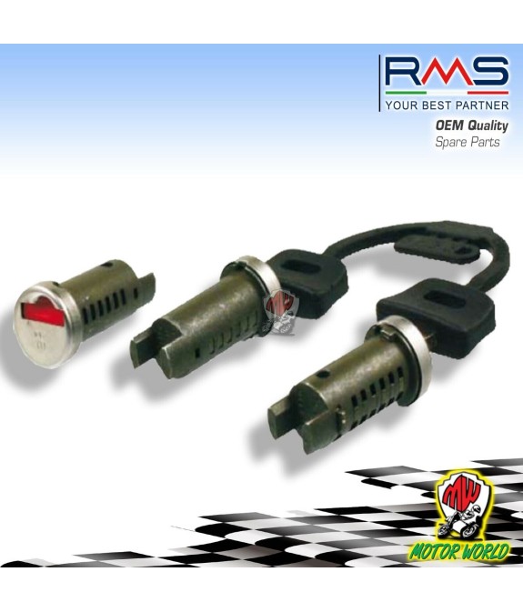 Gruppo cilindretti serratura zadi vespa Px 125 150 200 - pk - pk xl