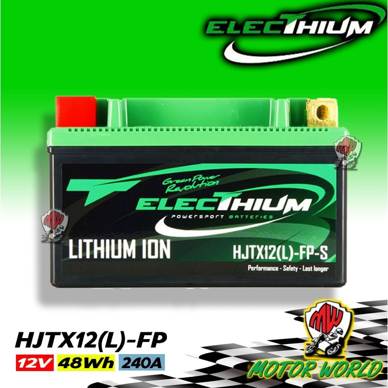 BATTERIA LITIO ELECTHIUM HJTX12(L)FP-S LEGGERA