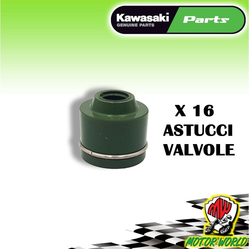 KIT 16 PARAOLI ASTUCCI CAPPUCCI VALVOLE KAWASAKI Z 800 2013 2014 2015 2016