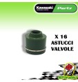 KIT 16 PARAOLI ASTUCCI CAPPUCCI VALVOLE KAWASAKI Z 800 2013 2014 2015 2016