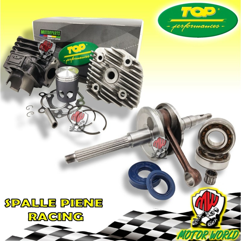 KIT ALBERO MOTORE TOP + CILINDRO BLACK TROPHY 47 MM APRILIA AREA 51