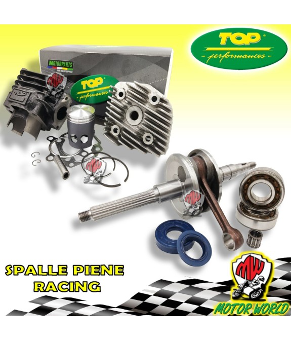 KIT ALBERO MOTORE TOP + CILINDRO BLACK TROPHY 47 MM APRILIA AREA 51