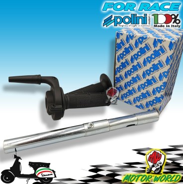COMANDO GAS RAPIDO POLINI + TUBO GAS VESPA 50 SPECIAL PK S XL 125 ET3 PRIMAVERA