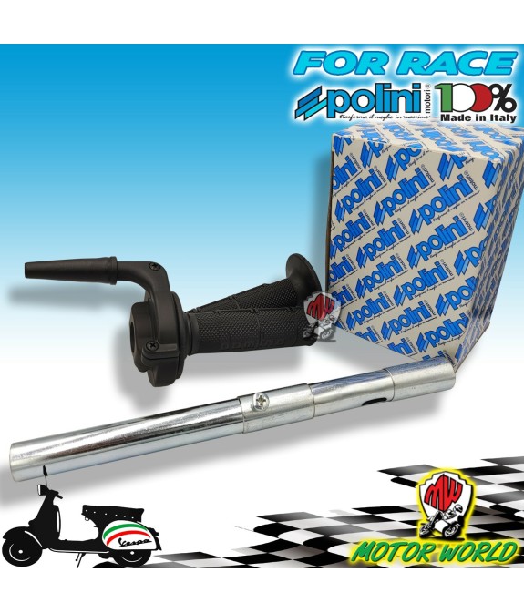 COMANDO GAS RAPIDO POLINI + TUBO GAS VESPA 50 SPECIAL PK S XL 125 ET3 PRIMAVERA