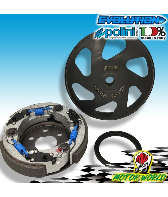 KIT CAMPANA + FRIZIONE POLINI EVOLUTION RACING APRILIA RALLY SR SCARABEO 50
