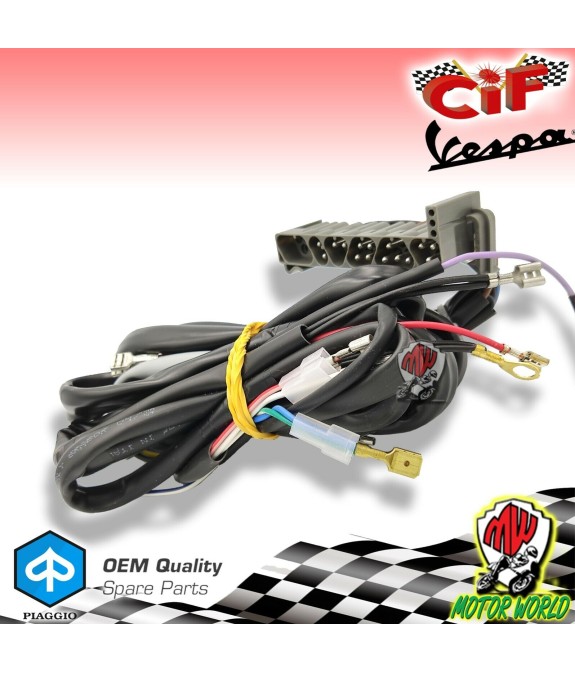 IMPIANTO ELETTRICO CABLAGGIO CAVETTI PER VESPA PK 50 125 XL CON FRECCE
