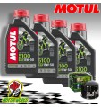 KIT TAGLIANDO OLIO MOTUL 5100 15W50 + FILTRO HIFLO BMW C 650 Sport K19 2019
