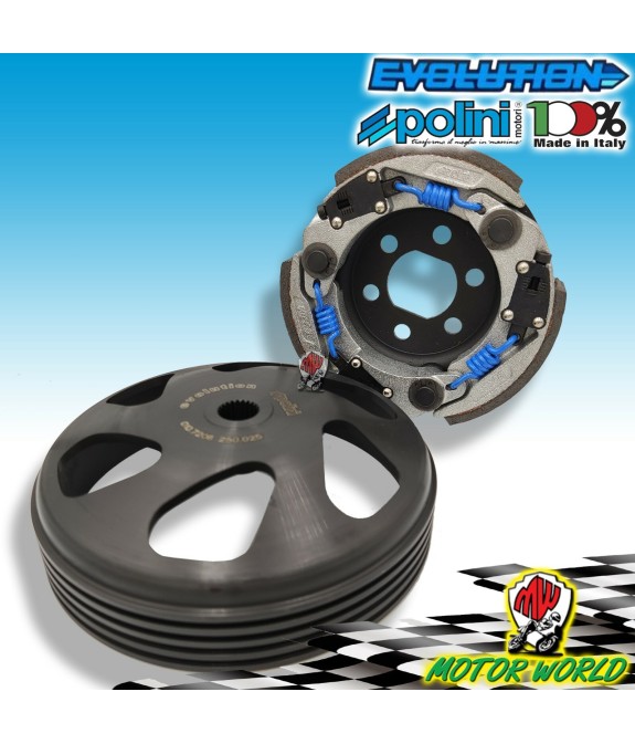 CAMPANA + FRIZIONE POLINI EVOLUTION PIAGGIO GILERA APRILIA - MOTORE PIAGGIO