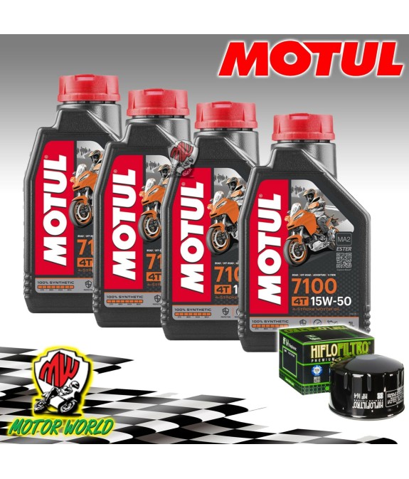 KIT TAGLIANDO OLIO MOTUL 7100 15W50 + FILTRO HIFLO BMW C 650 Sport K19 2019