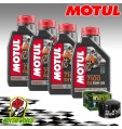 KIT TAGLIANDO OLIO MOTUL 7100 15W50 + FILTRO HIFLO BMW C 650 Sport K19 2019
