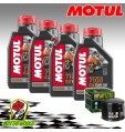 KIT TAGLIANDO OLIO MOTUL 7100 15W50 + FILTRO HIFLO Husqvarna 900 Nuda R 2013