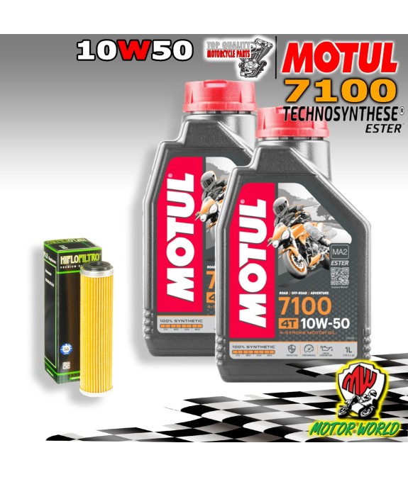 KIT TAGLIANDO 2 LT MOTUL 7100 10W50 + FILTRO OLIO BETA 520 RR Enduro 2012