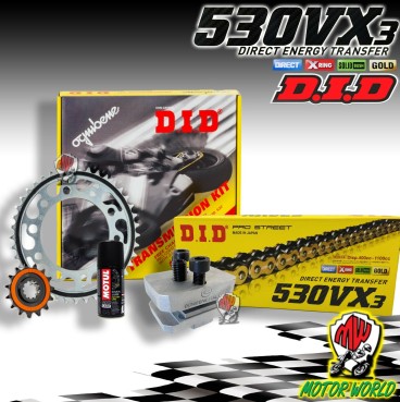 KIT TRASMISSIONE CATENA DID CORONA PIGNONE YAMAHA YZF 600 R6 2001 2002