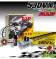 KIT TRASMISSIONE CATENA DID CORONA PIGNONE YAMAHA YZF 600 R6 2001 2002
