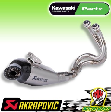 Scarico Completo Akrapovic in Titanio Kawasaki VERSYS 650 2021