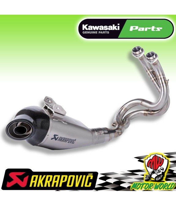 Scarico Completo Akrapovic in Titanio Kawasaki VERSYS 650 2021