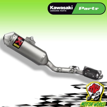 Scarico COMPLETO Akrapovic Evolution Titanio Black Nero Kawasaki KX 250 F 2018