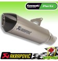 Terminale Scarico Akrapovic in Titanio Kawasaki Z 400 2019 2020 2021