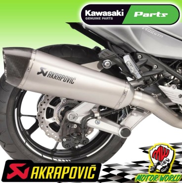 Terminale Scarico Akrapovic in Titanio CARBONIO Kawasaki GTR 1400 2014 2015 2016