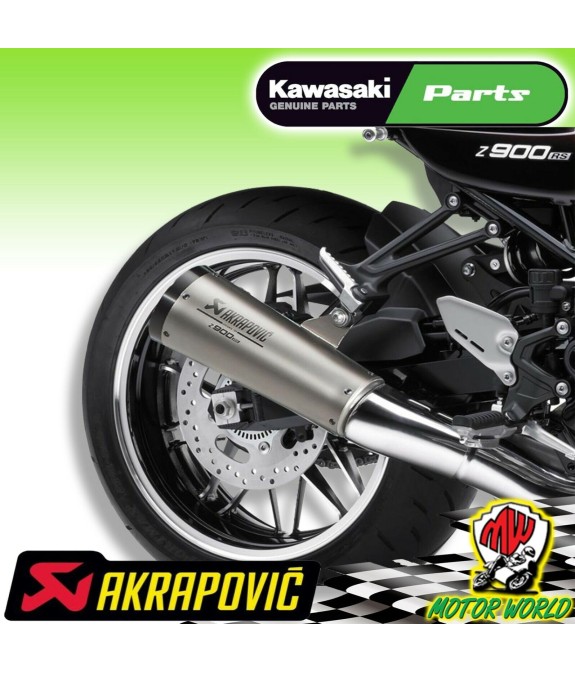 Terminale Scarico Akrapovic in Titanio Kawasaki Z900 RS CAFE 2018 2019 2020 2021