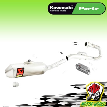 Scarico COMPLETO Akrapovic Evolution Titanio Black Nero Kawasaki KX 450 F 2021