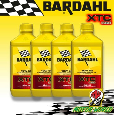 OLIO BARDAHL 10W50 XTC C60 OFF ROAD 4 LITRI OLIO MOTO OFF ROAD