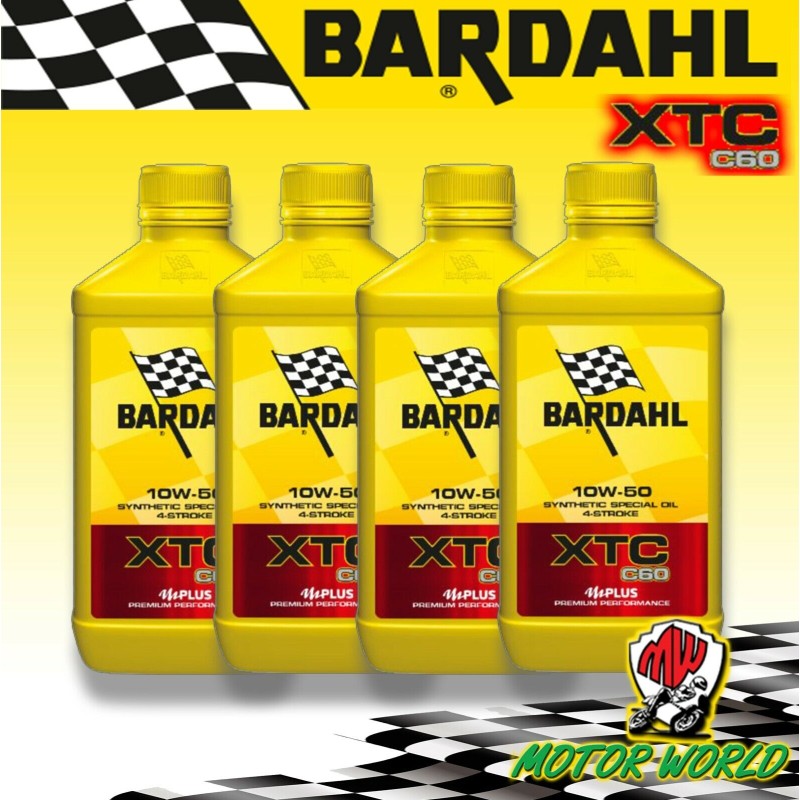 OLIO BARDAHL 10W50 XTC C60 OFF ROAD 4 LITRI OLIO MOTO OFF ROAD