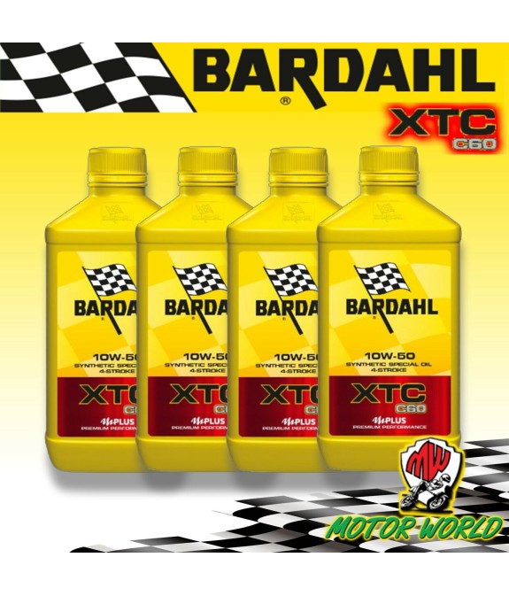 OLIO BARDAHL 10W50 XTC C60 OFF ROAD 4 LITRI OLIO MOTO OFF ROAD