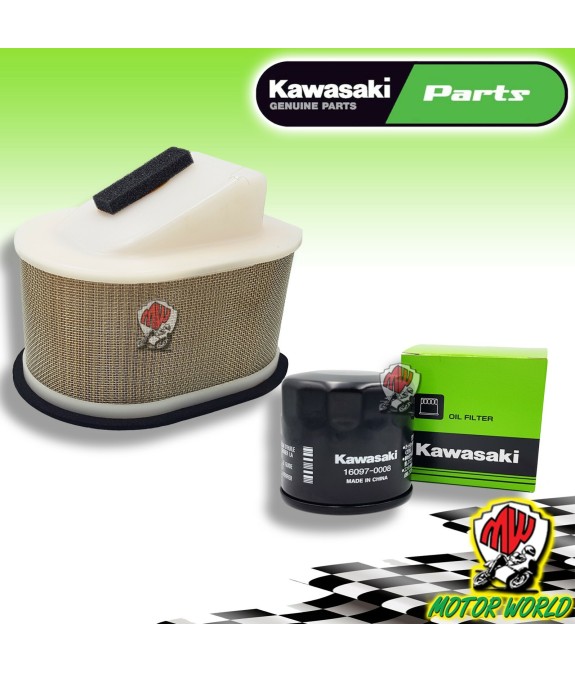 KIT FILTRO ARIA OLIO ORIGINALE OEM KAWASAKI Z 1000 2009