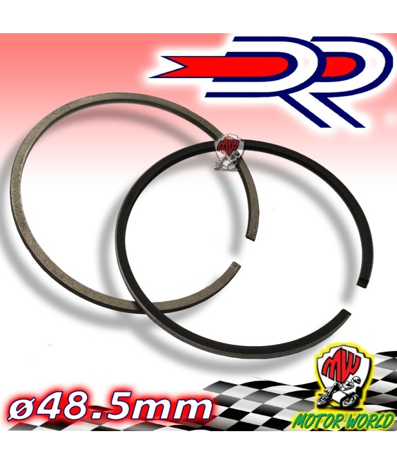 Serie Segmenti Fasce per pistone DR d.48,5 mm Piaggio - Gilera