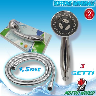 Kit Bagno Doccetta Doccino Soffione Doccia Con TUBO 1,5m senza Staffa